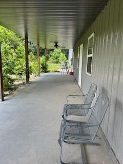 134 Meadowbrook Ln, Walnut Shade, MO 65771 - porch with a ceiling fan