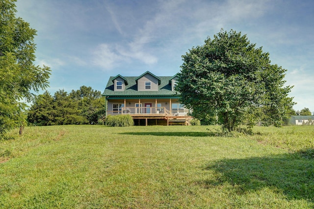 8404 Fossilsaurus Ln, Ash Grove, MO 65604 - back of house with a lawn
