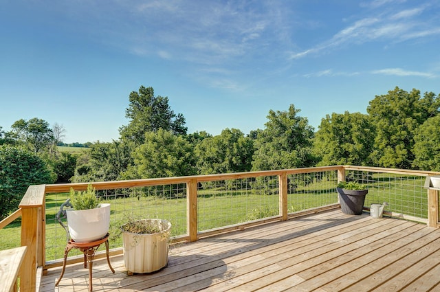 8404 Fossilsaurus Ln, Ash Grove, MO 65604 - wooden deck with a yard