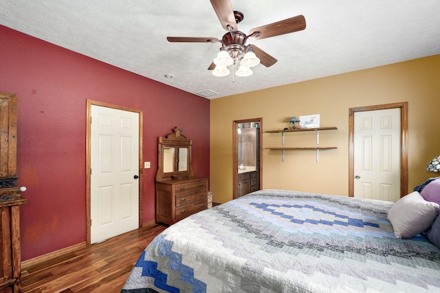 8404 Fossilsaurus Ln, Ash Grove, MO 65604 - bedroom with wood finished floors and a ceiling fan