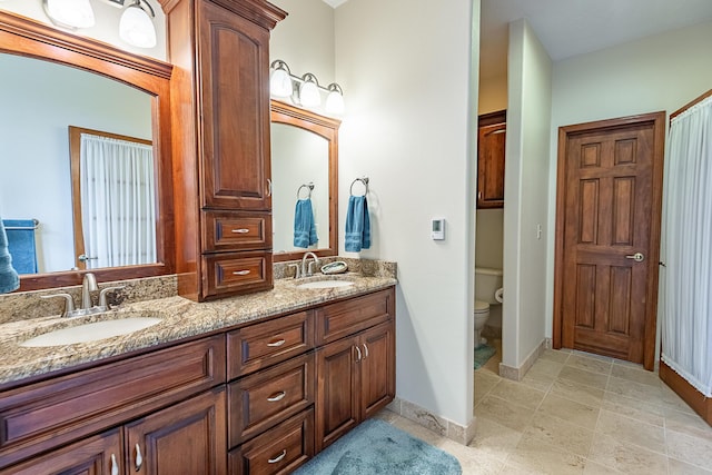 280 Center Rd, Ozark, MO 65721 - bathroom with double vanity and toilet