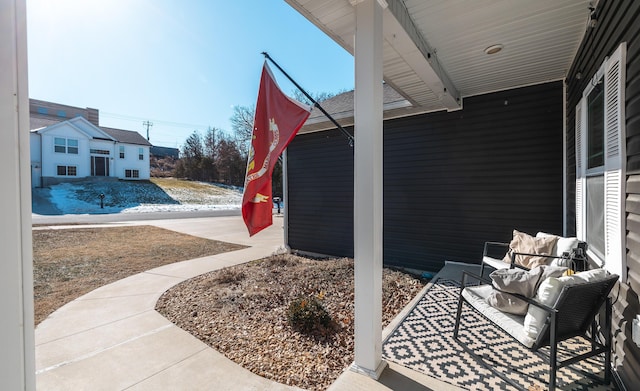 1643 Columbia Ave, Rolla, MO 65401 - view of patio featuring a swimming pool