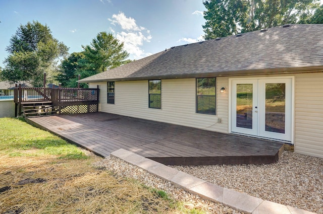 904 N 41st St, Nixa, MO 65714 - deck featuring french doors