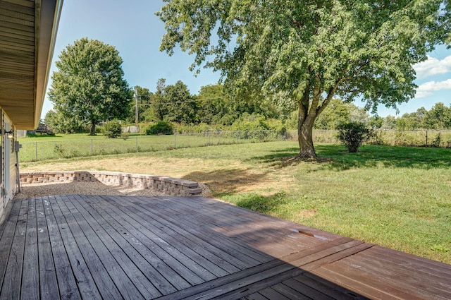 904 N 41st St, Nixa, MO 65714 - wooden terrace with a fenced backyard