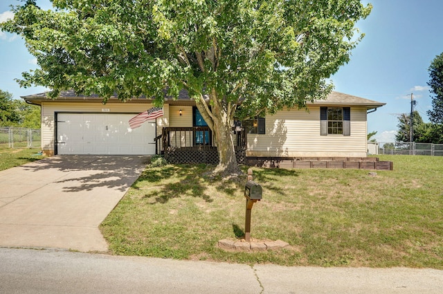 904 N 41st St, Nixa, MO 65714 - view of front facade with concrete driveway and a garage