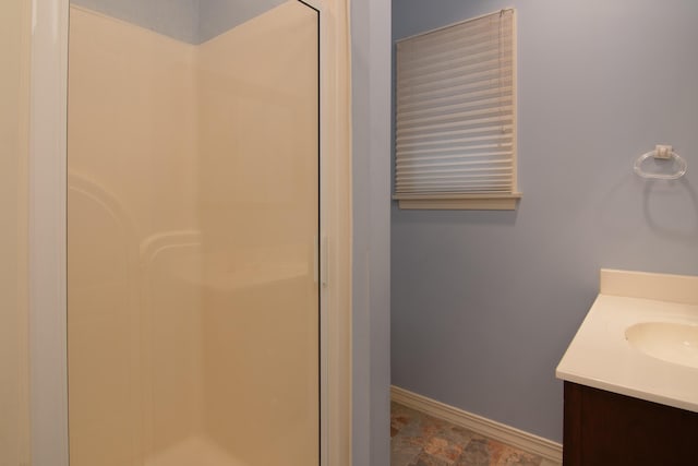 618 Parnell Cir, Branson, MO 65616 - bathroom with vanity and a stall shower