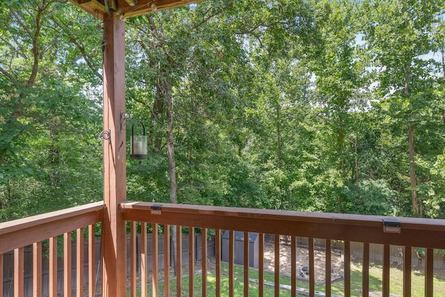 277 Country Bluff Dr, Branson, MO 65616 - deck featuring a fenced backyard