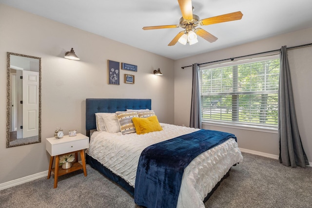 277 Country Bluff Dr, Branson, MO 65616 - carpeted bedroom featuring baseboards and a ceiling fan