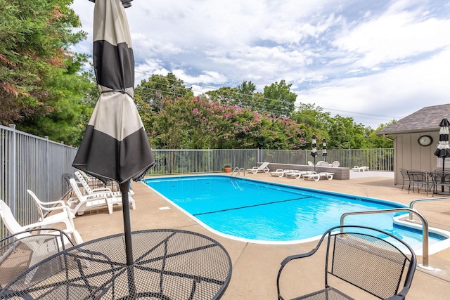 277 Country Bluff Dr, Branson, MO 65616 - community pool featuring a patio