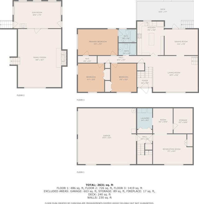 107 Oakwood Dr, Branson, MO 65616 - view of property floor plan