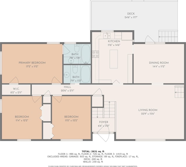 107 Oakwood Dr, Branson, MO 65616 - view of home floor plan