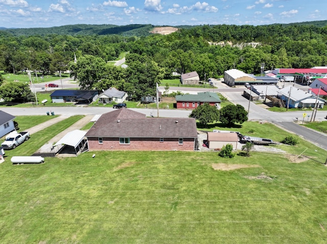18189 2nd St, Eminence, MO 65466 - bird's eye view of a heavily wooded area