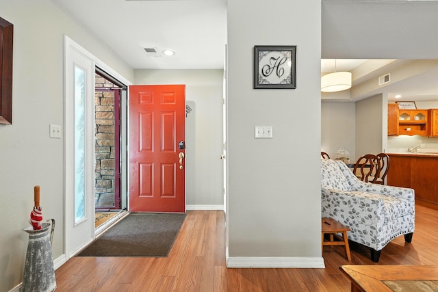 7815 Cozy Cove Rd Unit 3-15, Branson, MO 65616 - foyer entrance with wood finished floors, healthy amount of natural light, and recessed lighting