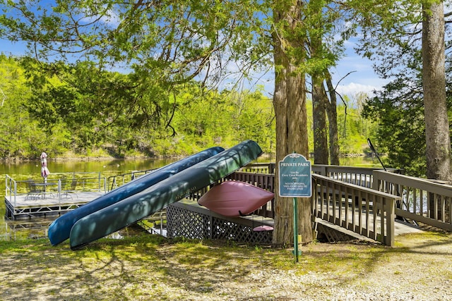 7815 Cozy Cove Rd Unit 3-15, Branson, MO 65616 - view of jungle gym featuring a water view