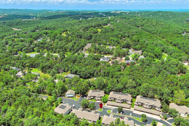 7815 Cozy Cove Rd Unit 3-15, Branson, MO 65616 - view of property location with a heavily wooded area and nearby suburban area