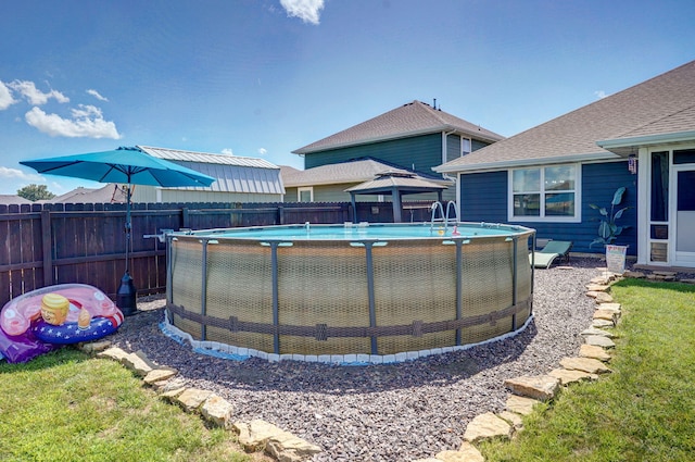 504 Gauge St, Willard, MO 65781 - view of swimming pool featuring a gazebo