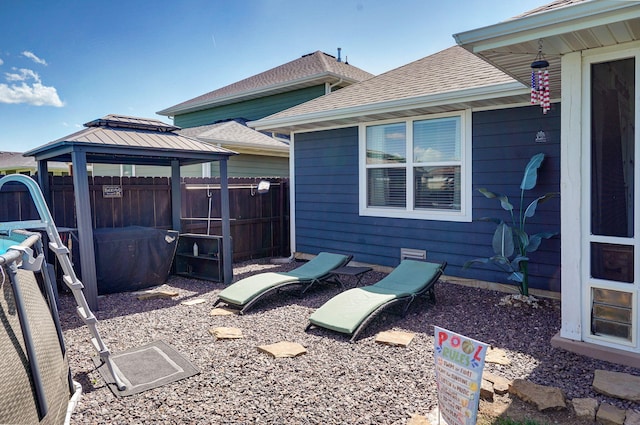 504 Gauge St, Willard, MO 65781 - view of patio featuring a gazebo