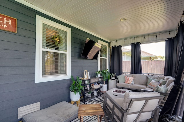 504 Gauge St, Willard, MO 65781 - view of patio with an outdoor living space with a fire pit