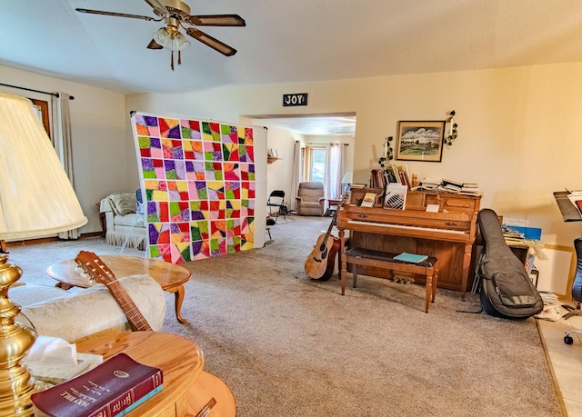 1746 Wall Rd, Mountain Grove, MO 65711 - playroom featuring a ceiling fan