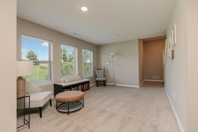 1929 N Brookhollow Dr, Nixa, MO 65714 - sitting room featuring carpet flooring and recessed lighting