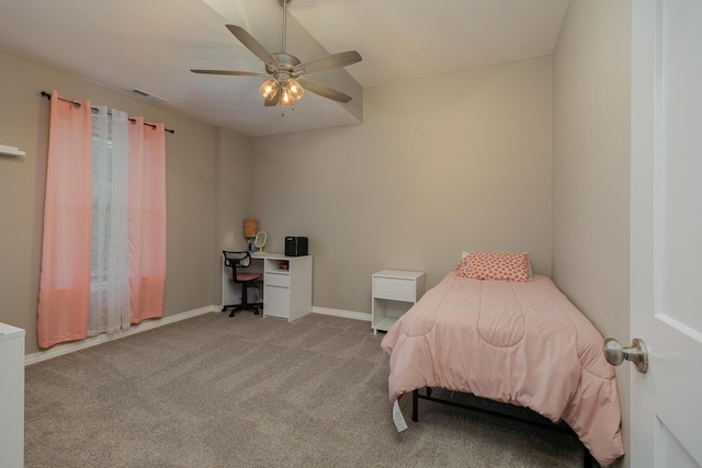 1929 N Brookhollow Dr, Nixa, MO 65714 - bedroom featuring carpet flooring and a ceiling fan