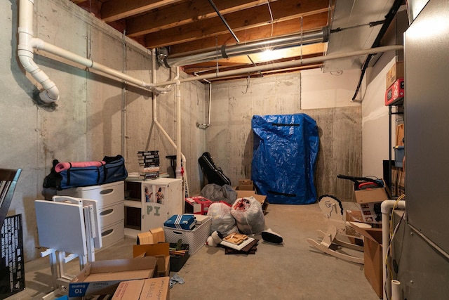 1929 N Brookhollow Dr, Nixa, MO 65714 - view of unfinished basement