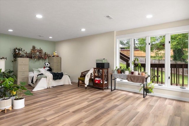 103 W Secluded Ln, Nixa, MO 65714 - living area with light wood-type flooring and recessed lighting
