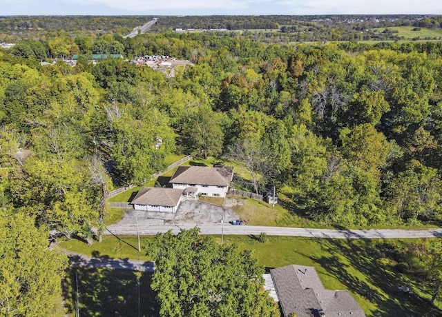 103 W Secluded Ln, Nixa, MO 65714 - bird's eye view of a heavily wooded area