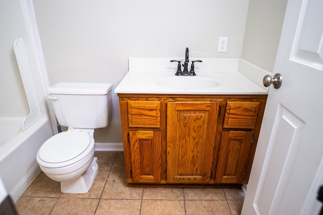 1719 N Pine St, Marshfield, MO 65706 - full bath with vanity and tile patterned flooring