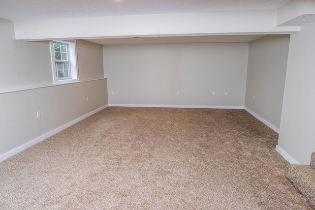 1719 N Pine St, Marshfield, MO 65706 - below grade area featuring carpet flooring and baseboards
