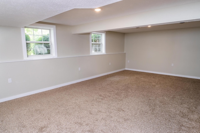 1719 N Pine St, Marshfield, MO 65706 - basement with carpet and baseboards