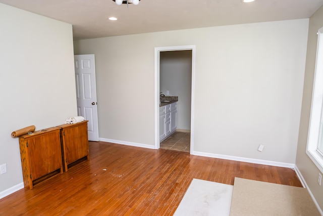 1719 N Pine St, Marshfield, MO 65706 - empty room with light wood-type flooring and recessed lighting