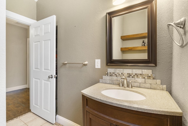 526 S Mccanse St, Mount Vernon, MO 65712 - bathroom with vanity and tile patterned floors