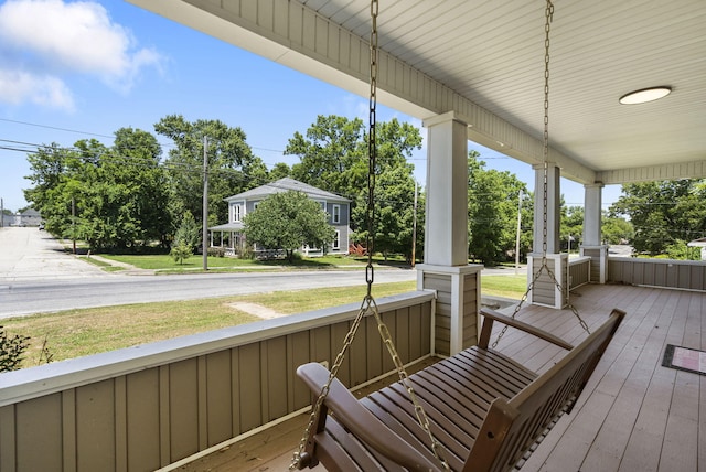 526 S Mccanse St, Mount Vernon, MO 65712 - porch featuring a lawn