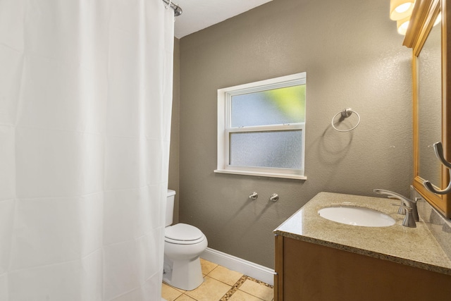 526 S Mccanse St, Mount Vernon, MO 65712 - full bath with vanity, tile patterned floors, and a shower with shower curtain