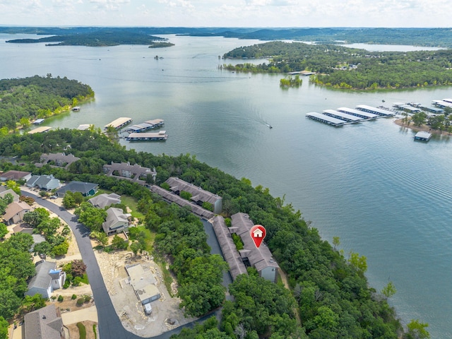 348 Sunset Cv Unit 413, Branson, MO 65616 - aerial view of residential area with a large body of water