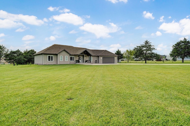 4113 S Farm Rd Unit 223, Rogersville, MO 65742 - view of front facade with a garage and a front lawn