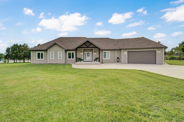 4113 S Farm Rd Unit 223, Rogersville, MO 65742 - single story home featuring a garage, driveway, and a front lawn