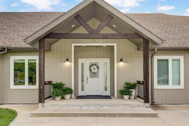 4113 S Farm Rd Unit 223, Rogersville, MO 65742 - property entrance with a shingled roof
