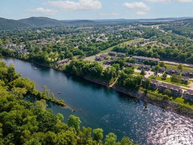 17 Fall Creek Trl Unit 4, Branson, MO 65616 - drone / aerial view of a water and mountain view