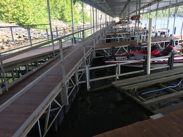 17 Fall Creek Trl Unit 4, Branson, MO 65616 - dock with a water view and boat lift
