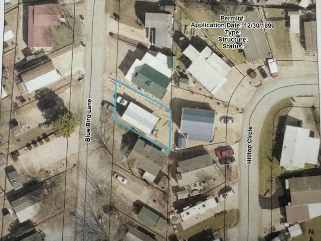 110 Blue-Bird Ln, Branson, MO 65616 - map / location featuring property parcel outlined