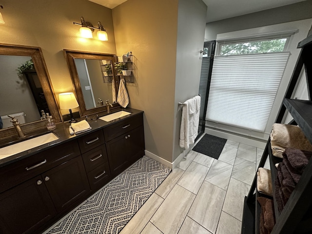 1179 N Pine St, Marshfield, MO 65706 - full bath featuring double vanity and a shower