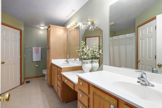 1060 Berkley, Marshfield, MO 65706 - bathroom with vanity and tile patterned flooring