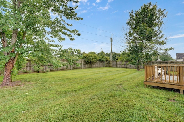 1060 Berkley, Marshfield, MO 65706 - fenced backyard with a deck