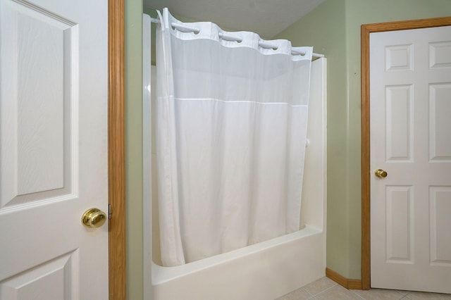 1060 Berkley, Marshfield, MO 65706 - full bathroom with shower / bath combo and tile patterned flooring