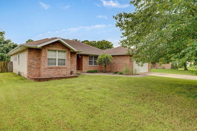 431 S Yellowwood Dr, Springfield, MO 65809 - view of front of home featuring brick siding, a garage, driveway, and a shingled roof