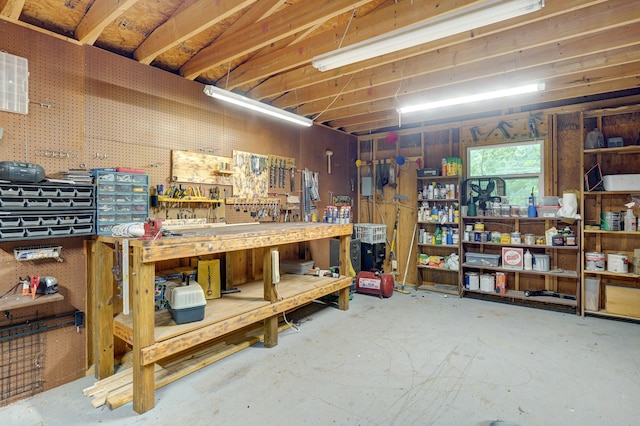 667 S Broadview Dr, Springfield, MO 65809 - basement with a workshop area