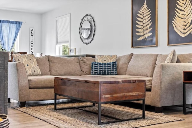 310 W College St, Branson, MO 65616 - living area featuring wood finished floors