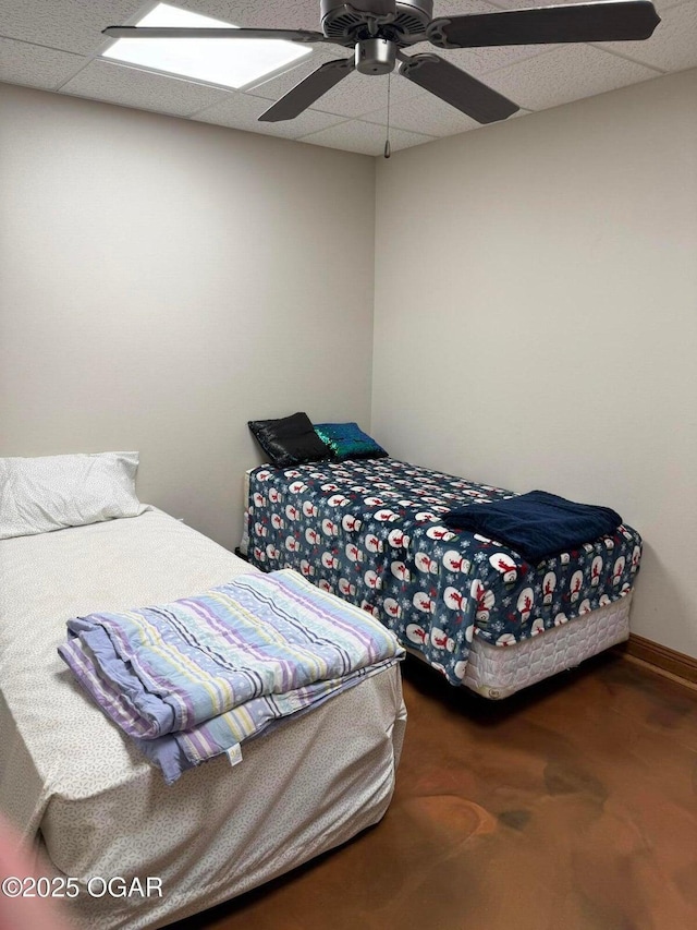 318 Fox Fire Ct, Joplin, MO 64801 - bedroom featuring a paneled ceiling and ceiling fan